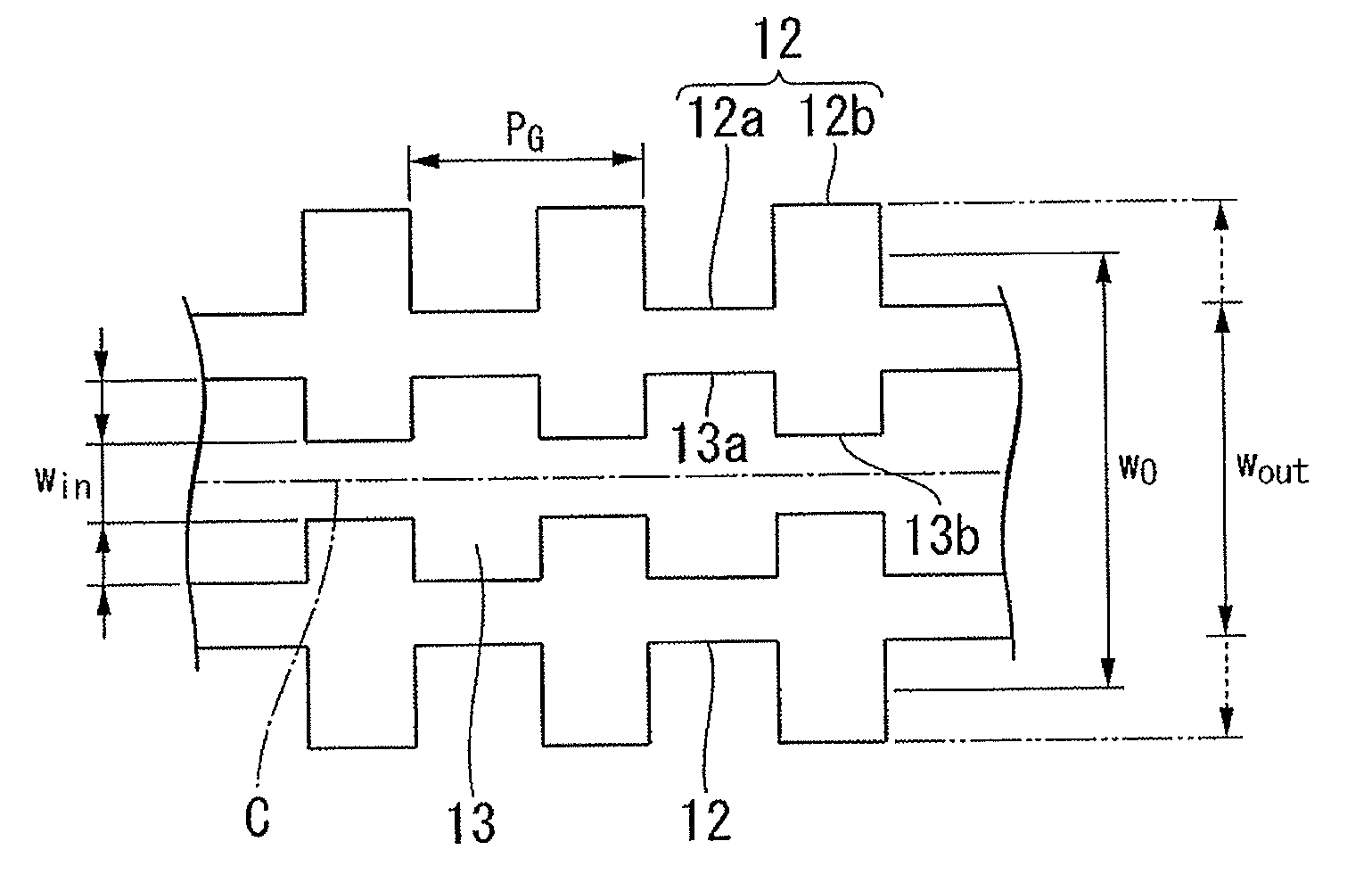 Manufacturing method of planar optical waveguide device with grating structure