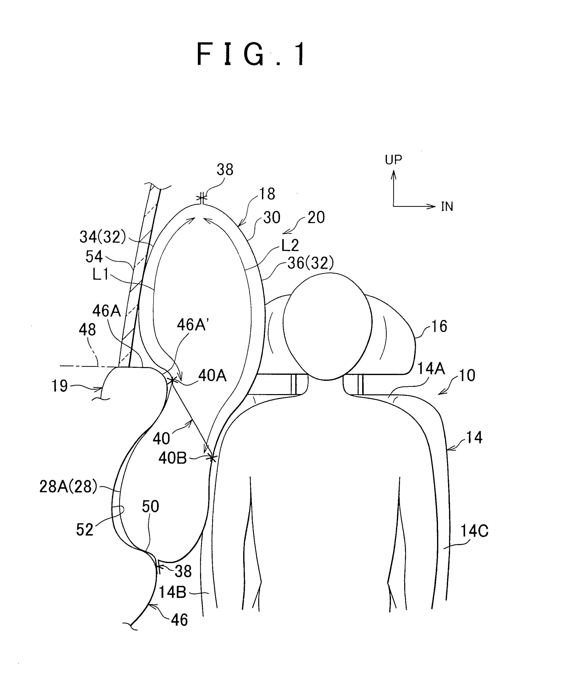 Vehicle side airbag apparatus