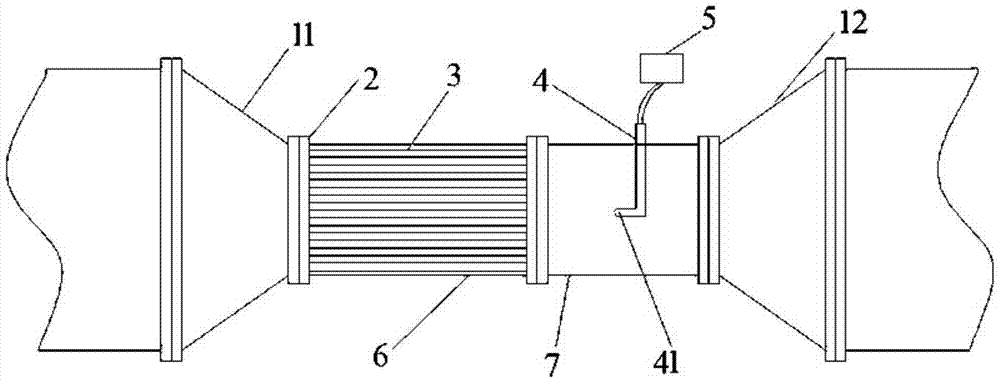 A flow measuring device