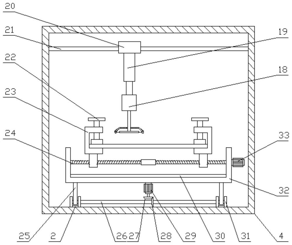 Plate polishing paint spraying device for machining