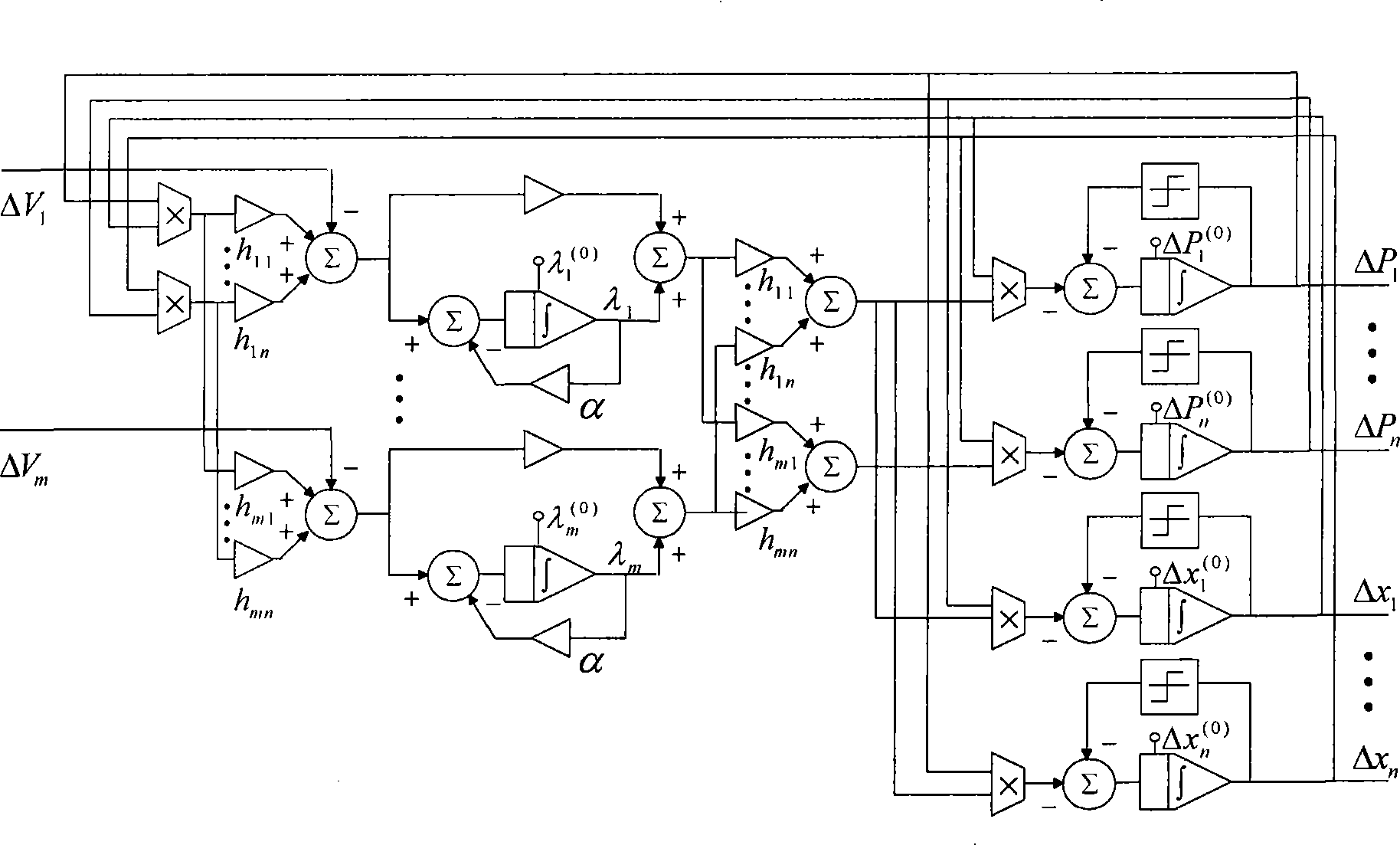 Method for recognition of failure diagnosis parameter of real time electric circuit