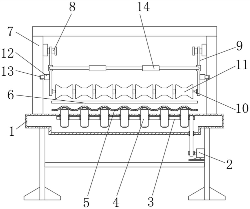 A sound-insulating galvanized color steel plate and its processing equipment