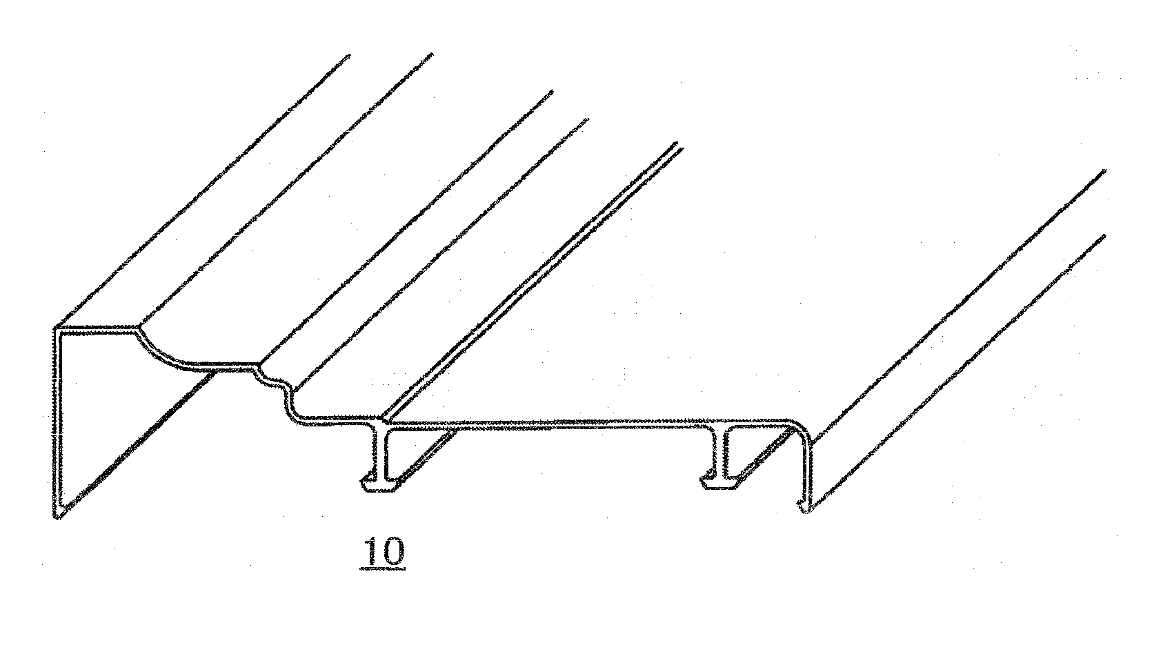 Integrally extrusion-molded object and building member