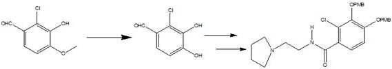 Preparation method for removing aromatic methyl ether and methyl