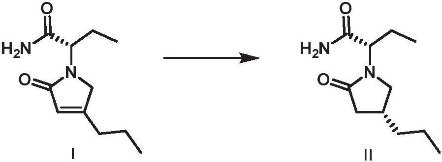 Asymmetric catalytic preparation method of brivaracetam