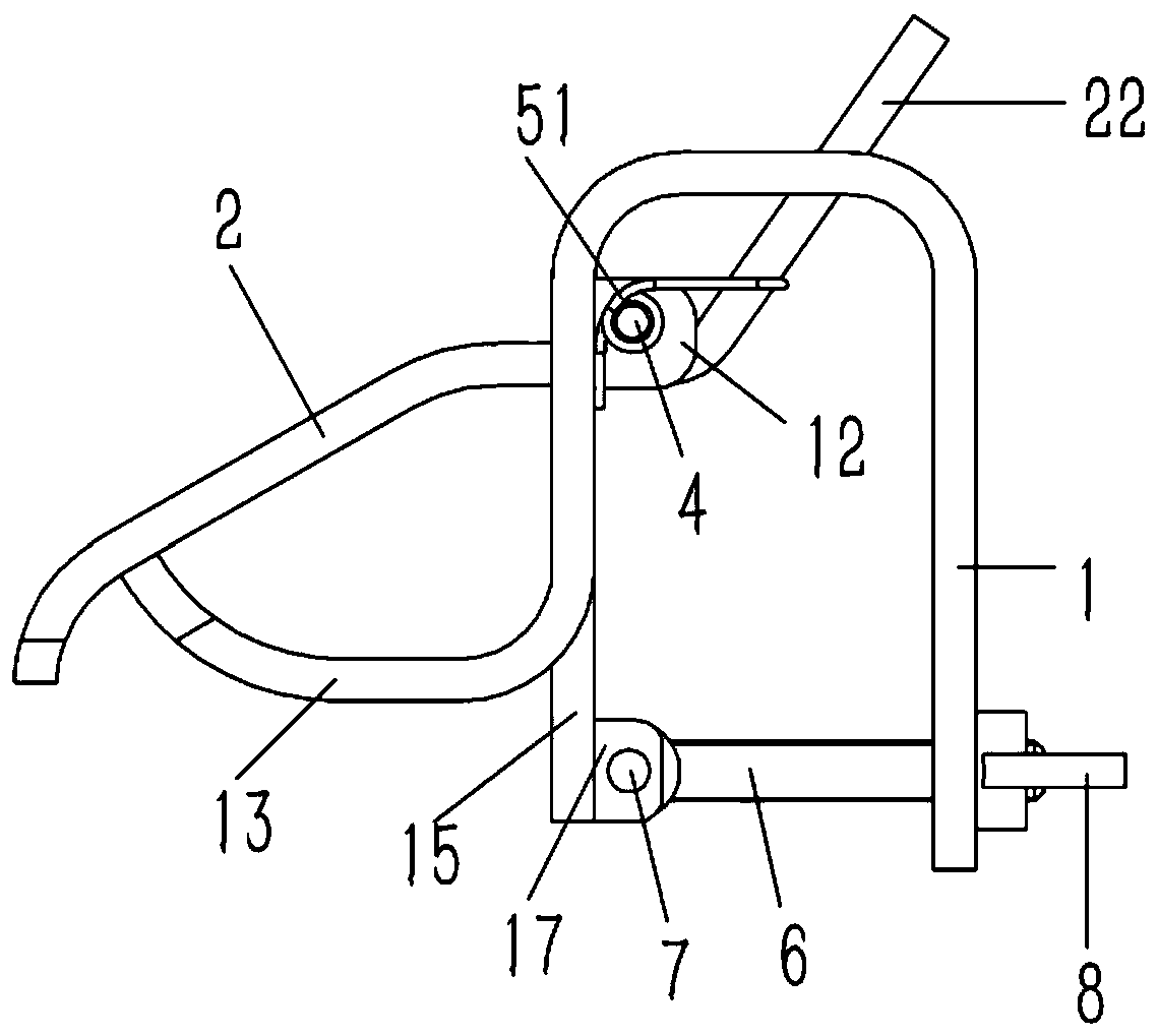 Cloth clip on cloth stretching frame