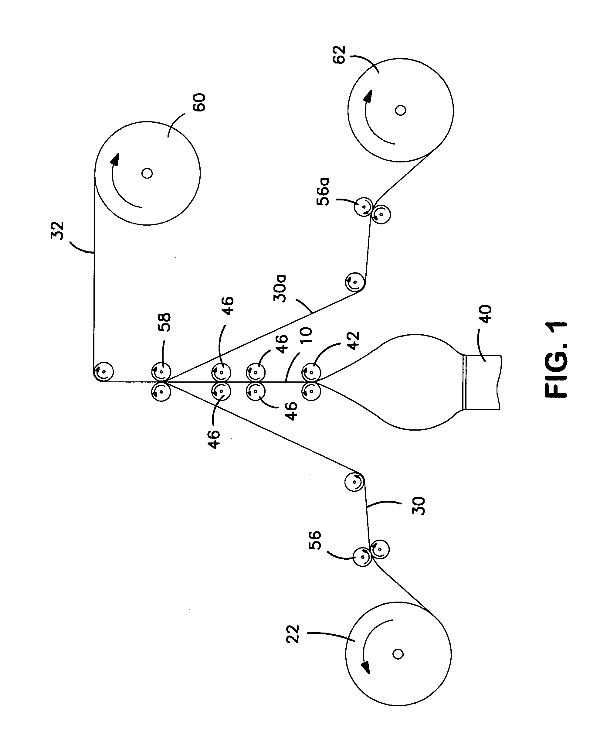 Nonwoven-film composite with latent elasticity