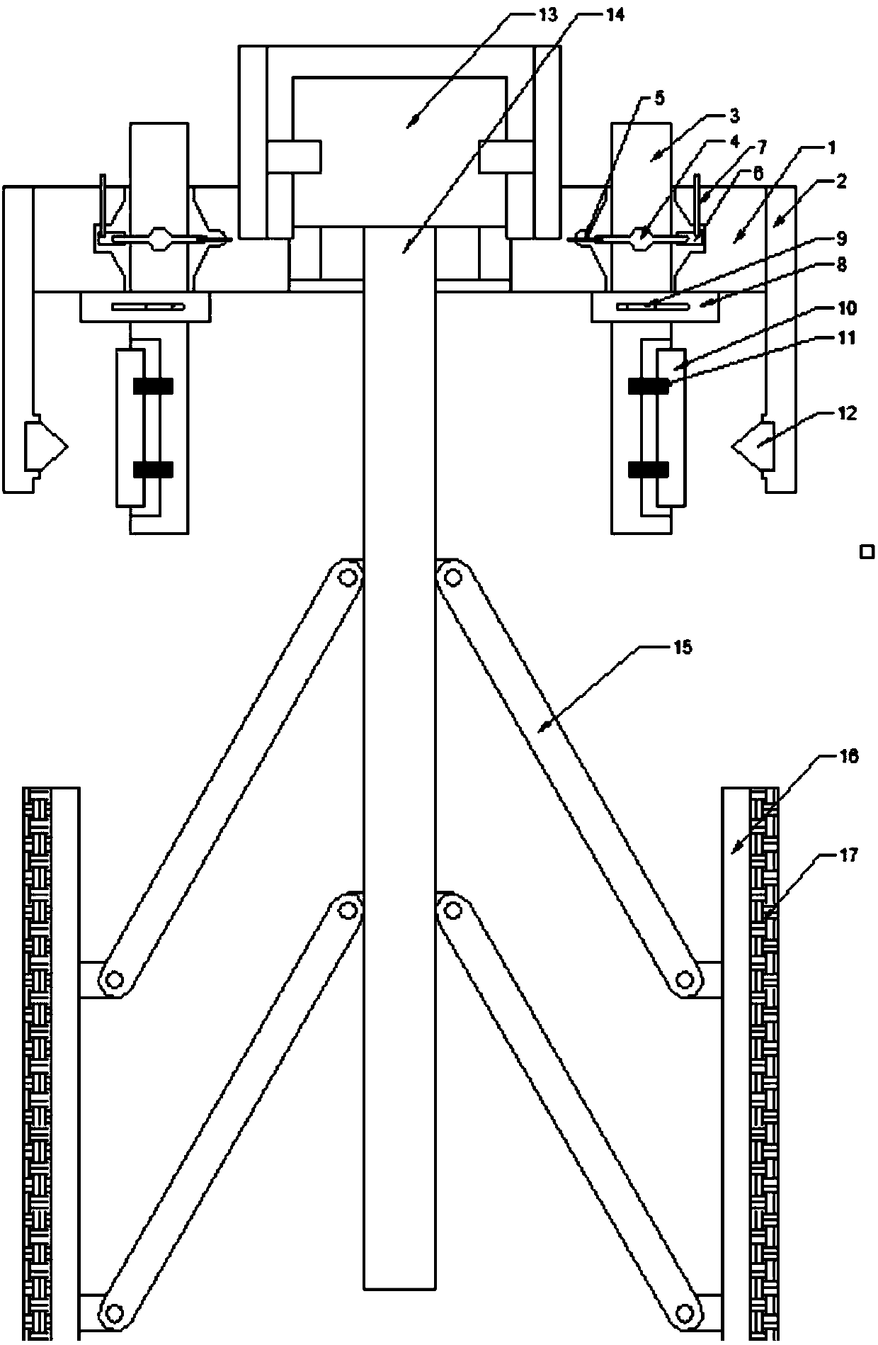 Reaction bucket cleaning device