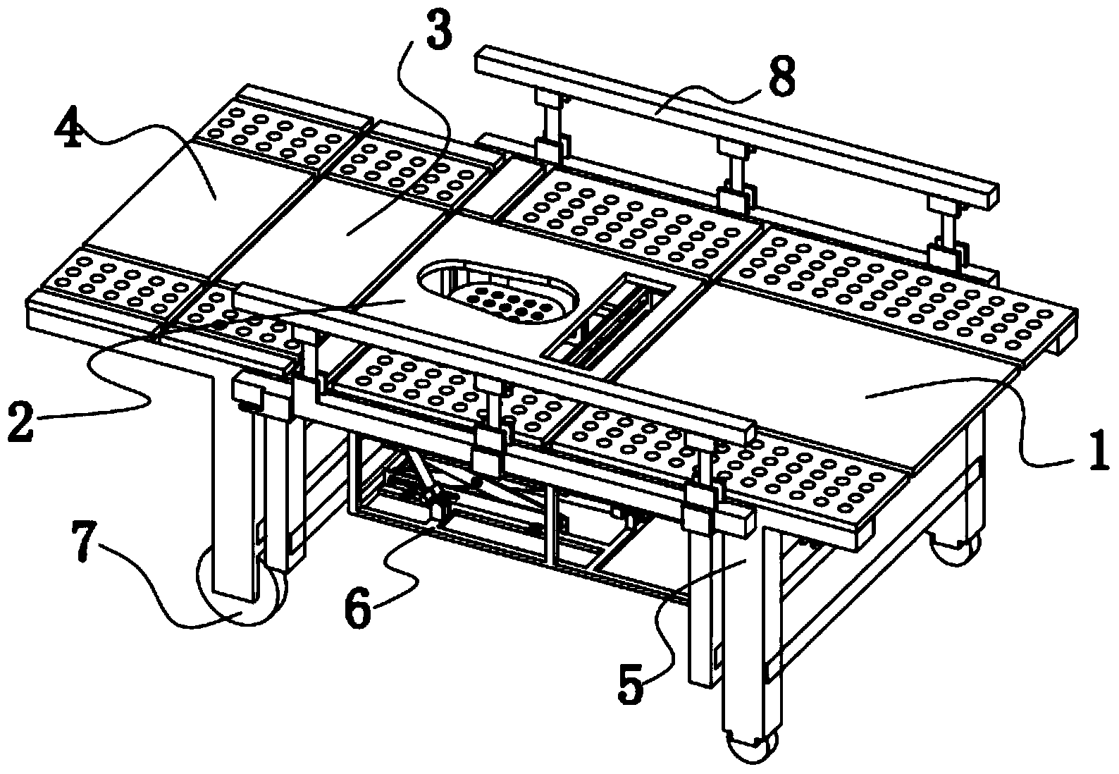 Defecation mechanism on bed