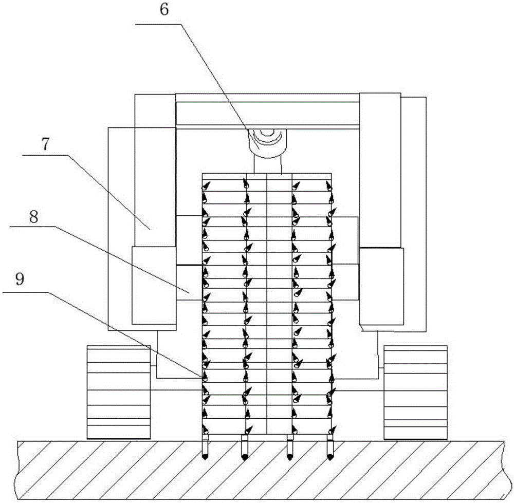 Slotting equipment for additionally arranging dowel bars at joints of cement concrete pavement plates