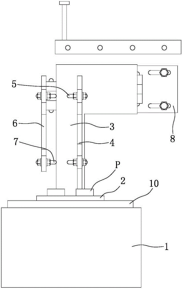 A fixture for motorcycle engine dynamometer