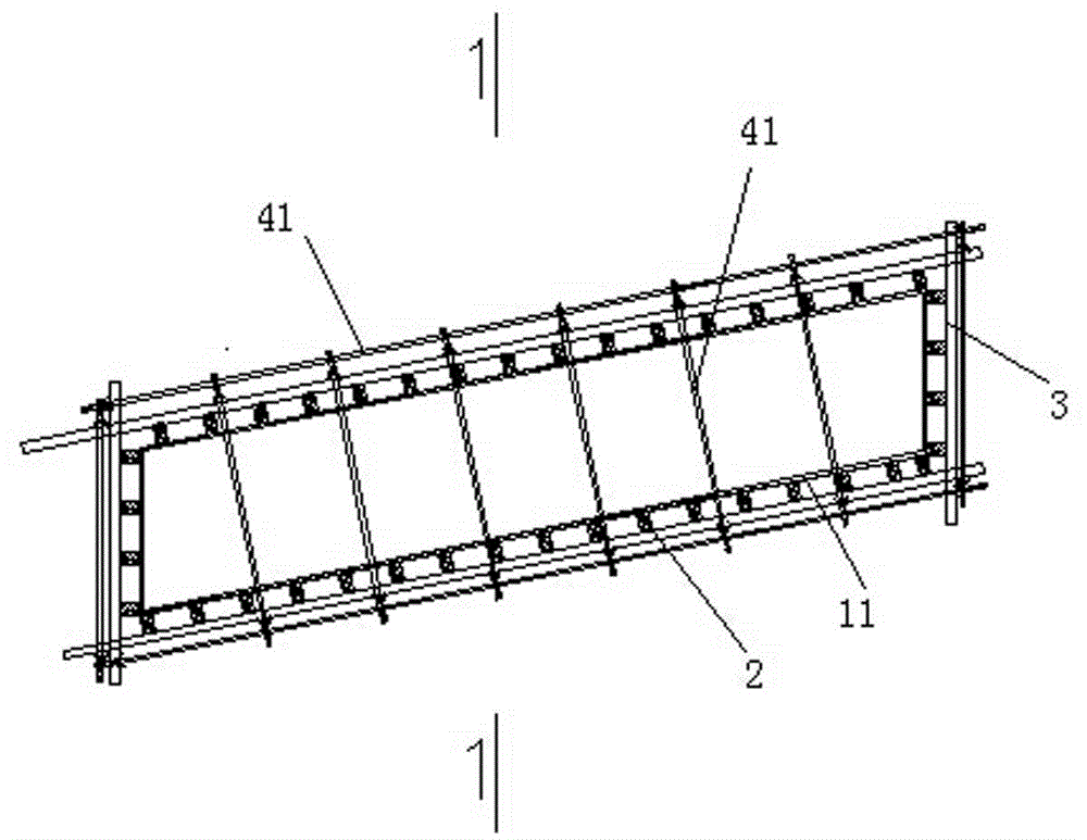 Y-type cast-in-place concrete column formwork system and construction method thereof