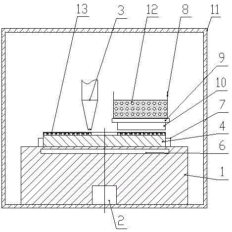 A rapid prototyping device and method for abrasives with regular arrangement of abrasives