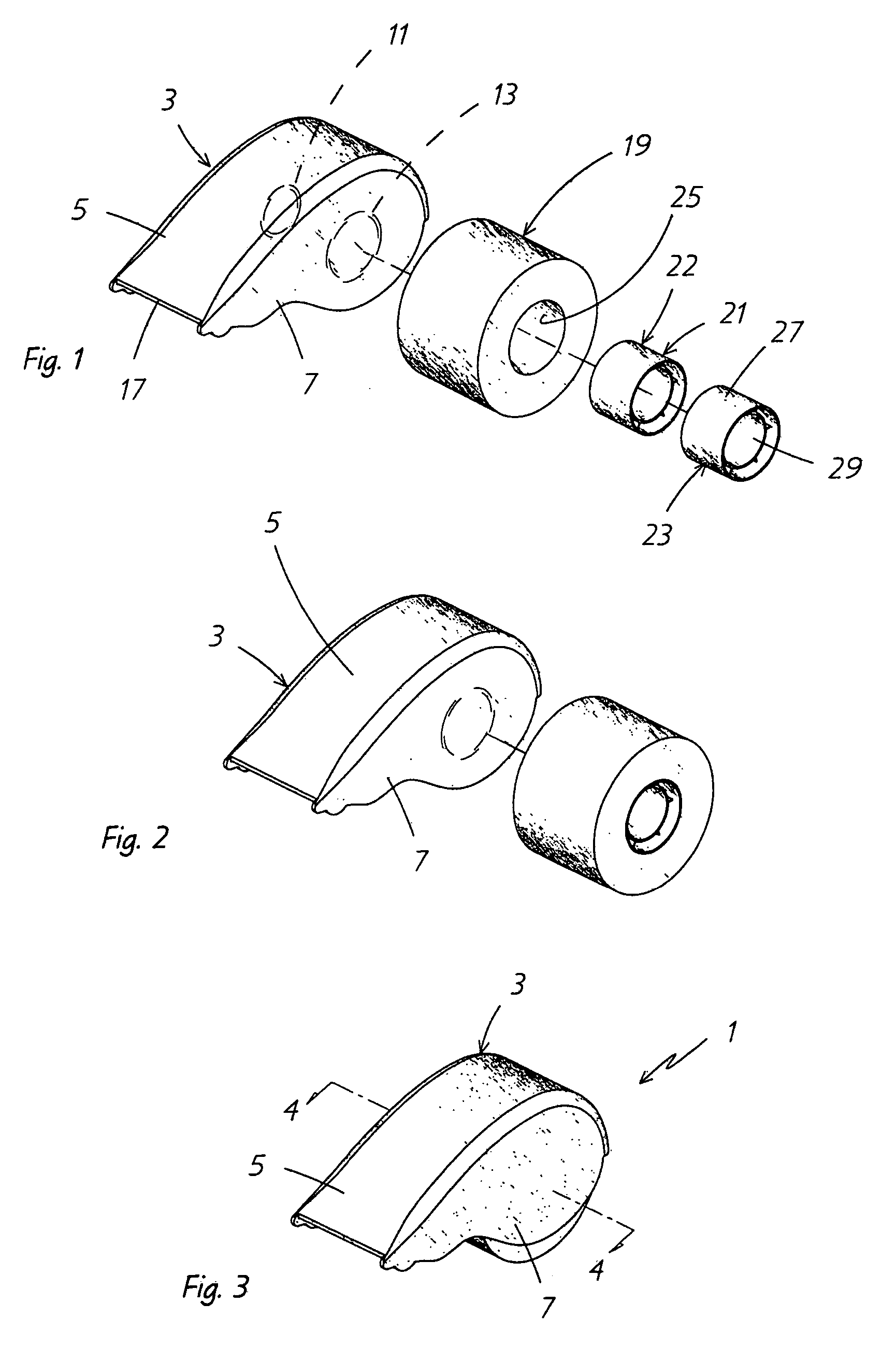 Polarized tape dispenser