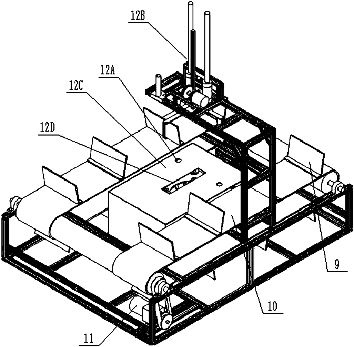 Automatic knot tying machine for Chinese onions