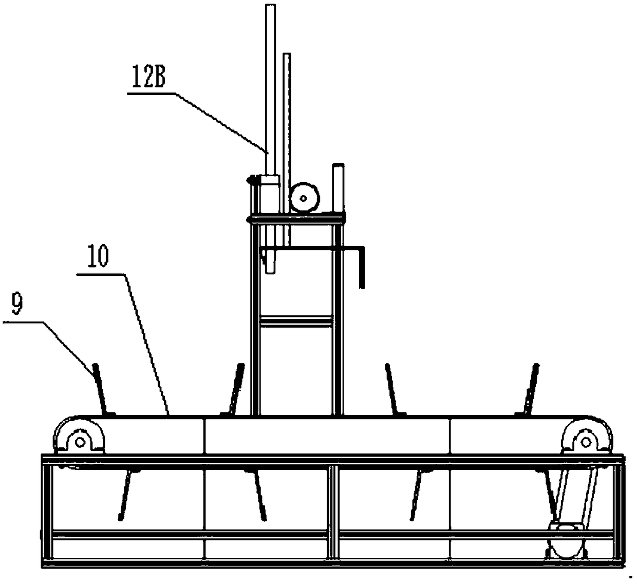 Automatic knot tying machine for Chinese onions