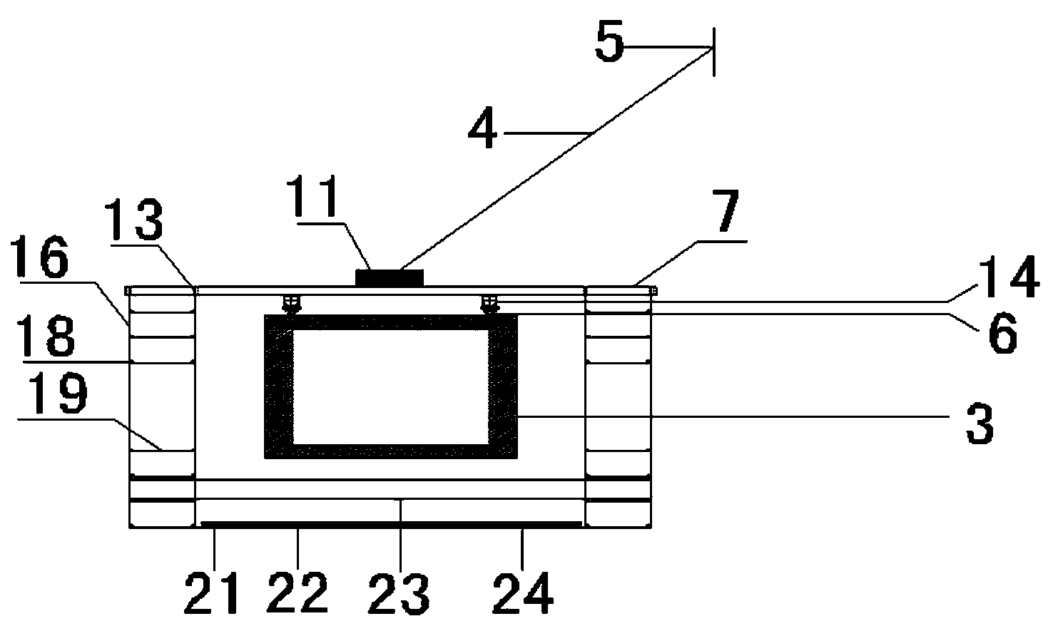 Movable scaffold device for belt gallery