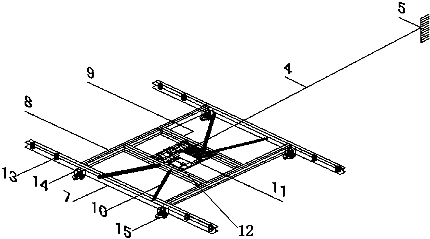 Movable scaffold device for belt gallery