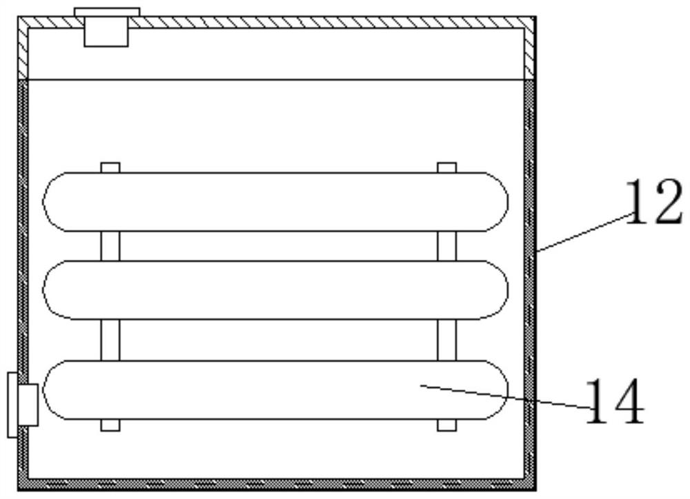 Three-in-one treatment tank for wine brewing and treatment method of three-in-one treatment tank