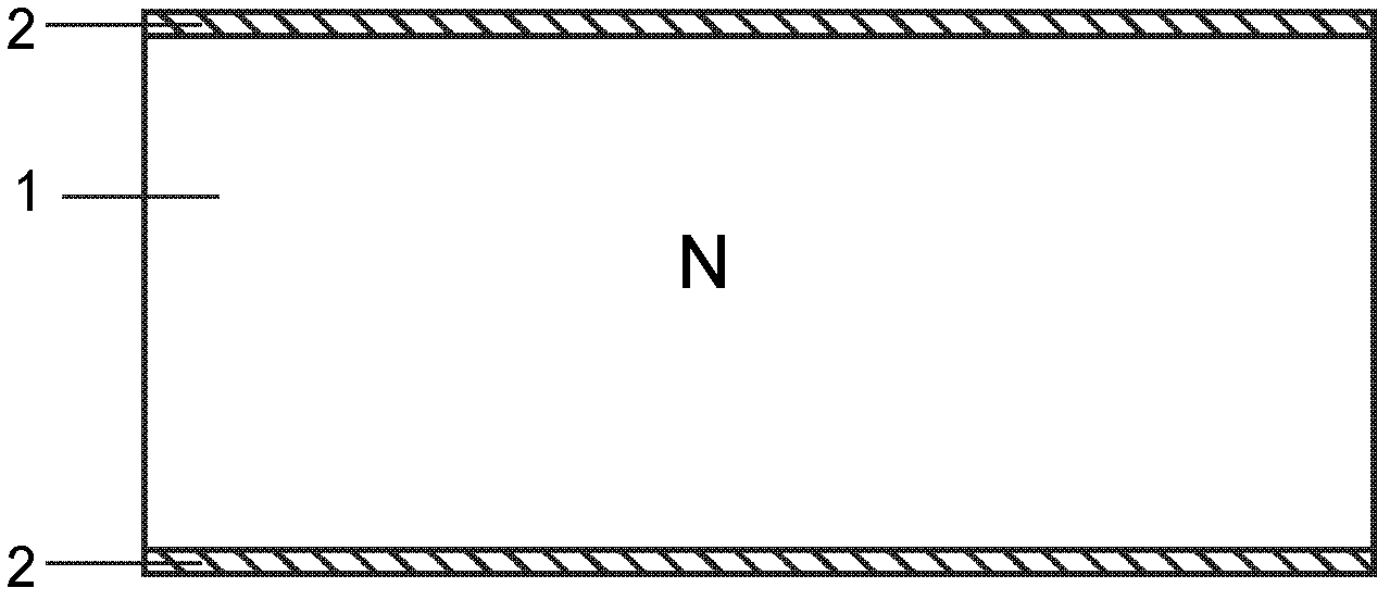 Heterojunction with intrinsic thin layer (HIT) solar cell structure with heterogeneous floating junction back passivation, and preparation process thereof