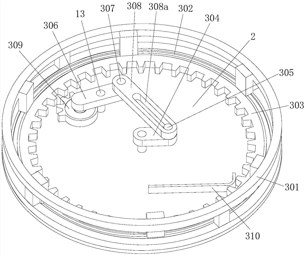 A chamfering machine for regular polygonal steel plate