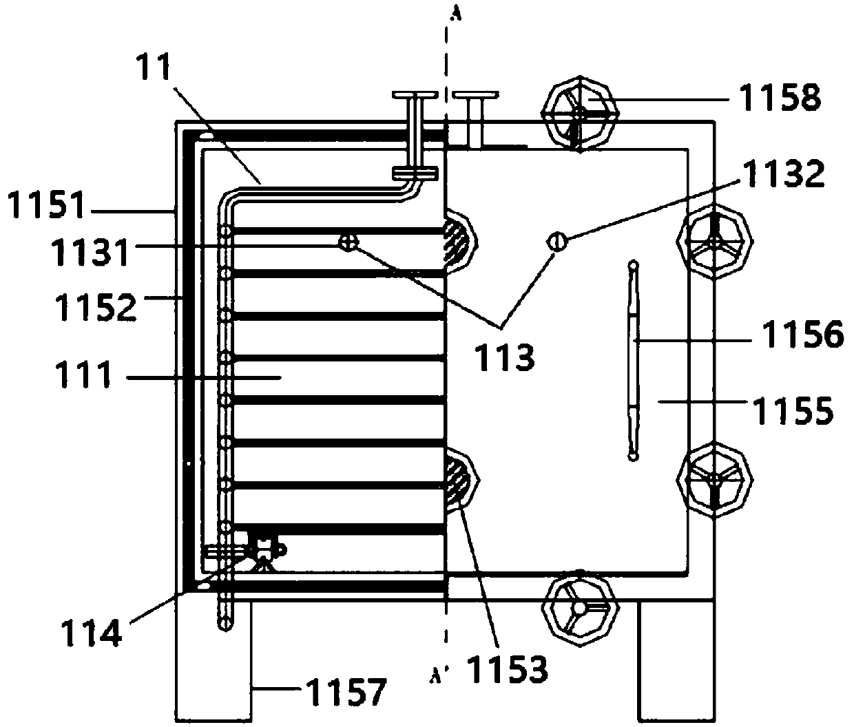 Gas-liquid conversion system and equipment with same