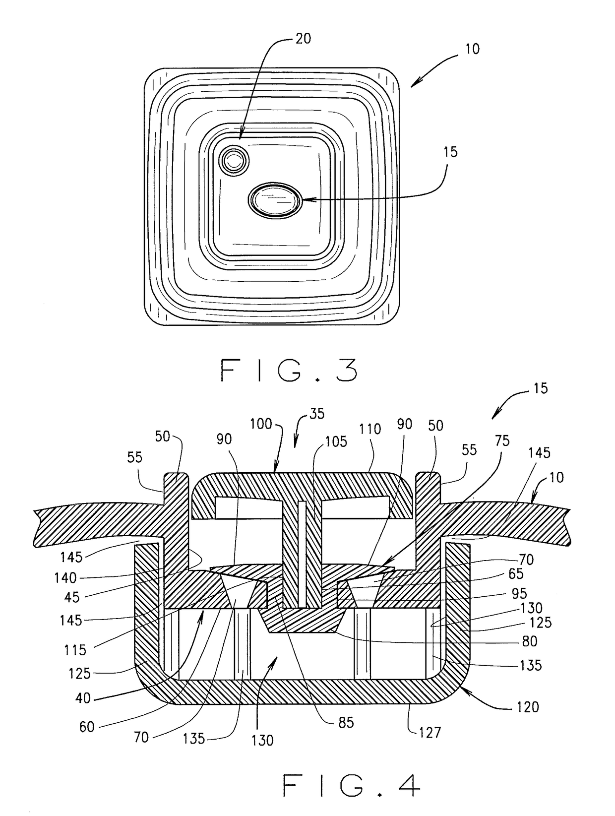 Valve assembly for a food storage container