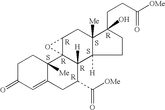 Methods of treating ophthalmic disorders with epoxy-steroidal aldosterone receptor antagonists