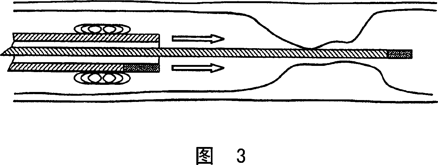 Catheter system and method for fine navigation in a vascular system