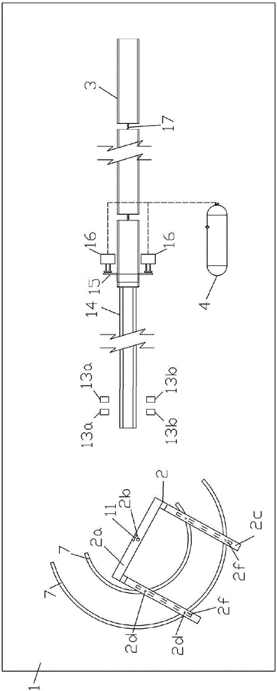 Train impact model testing device