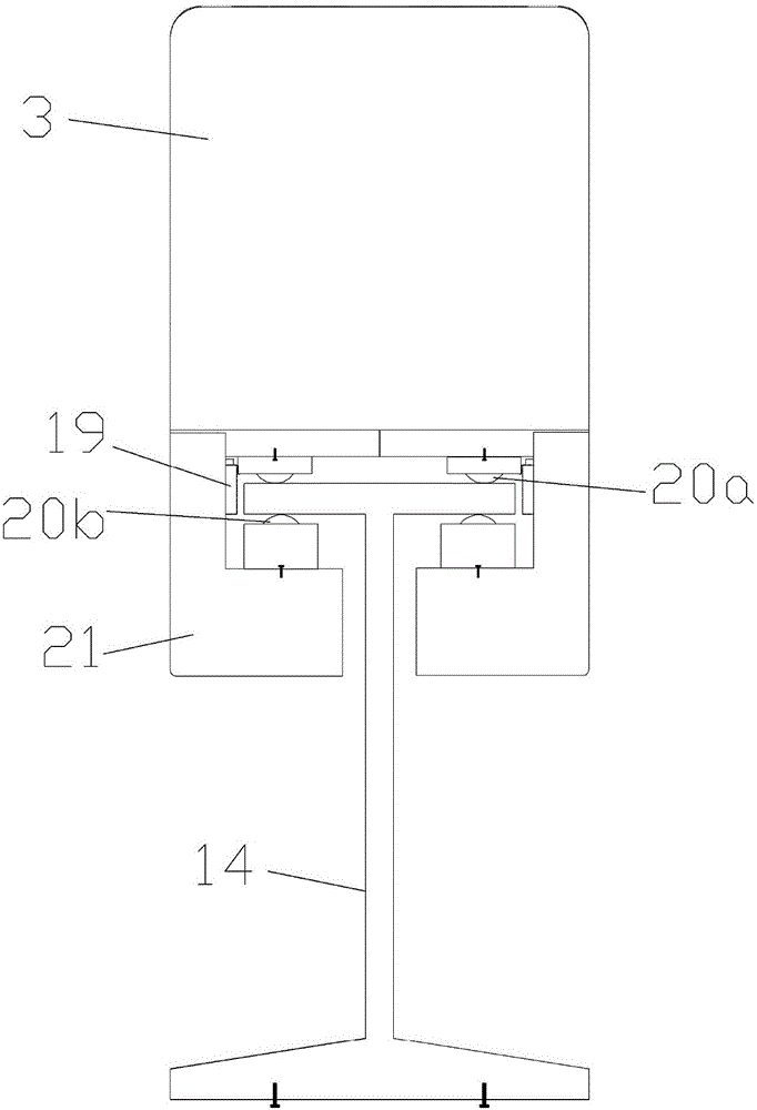 Train impact model testing device