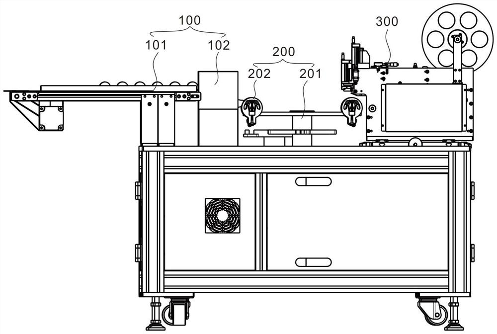 A labeling device for canned food