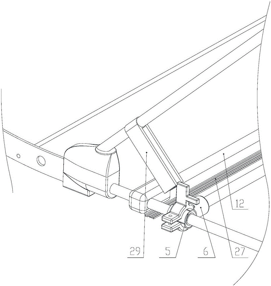 Device and method suitable for fixed-wing unmanned aerial vehicle to land on field crop canopy