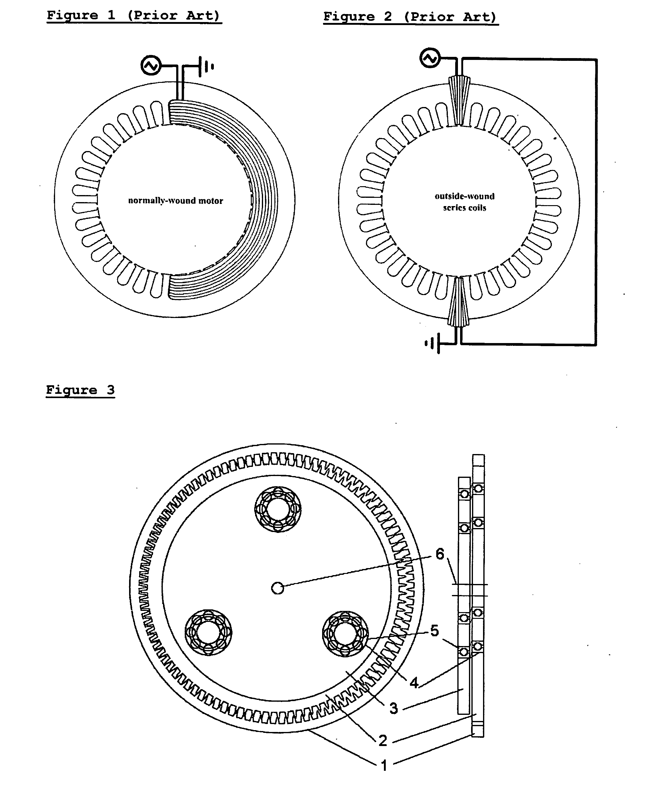 Motor using magnetic normal force