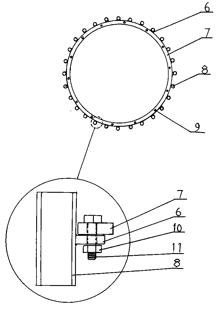 Bridge pile foundation on-site-binding reinforcement cage deviation control formwork and construction method thereof