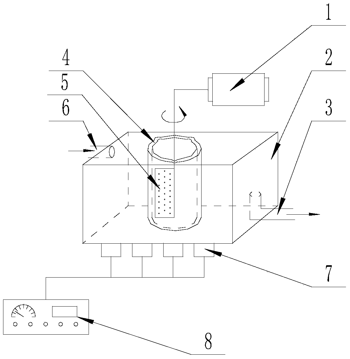 Method for increasing freezing speed and quality of ice creams through double-point variable-intensity ultrasonic waves