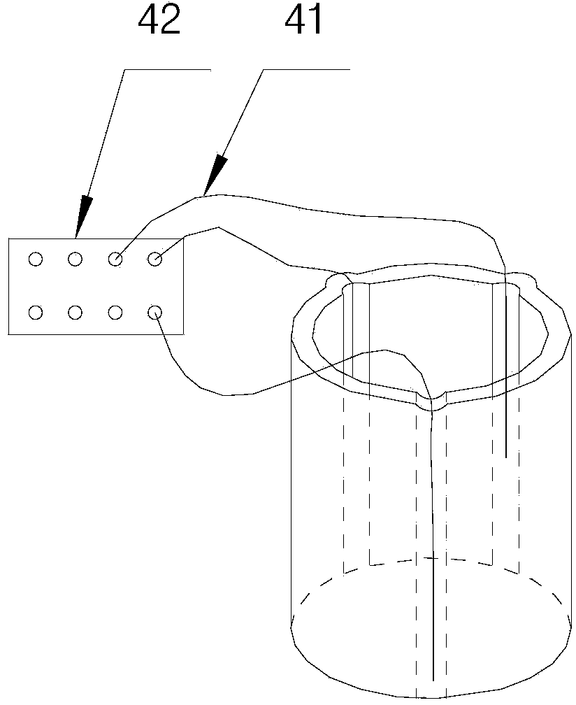 Method for increasing freezing speed and quality of ice creams through double-point variable-intensity ultrasonic waves