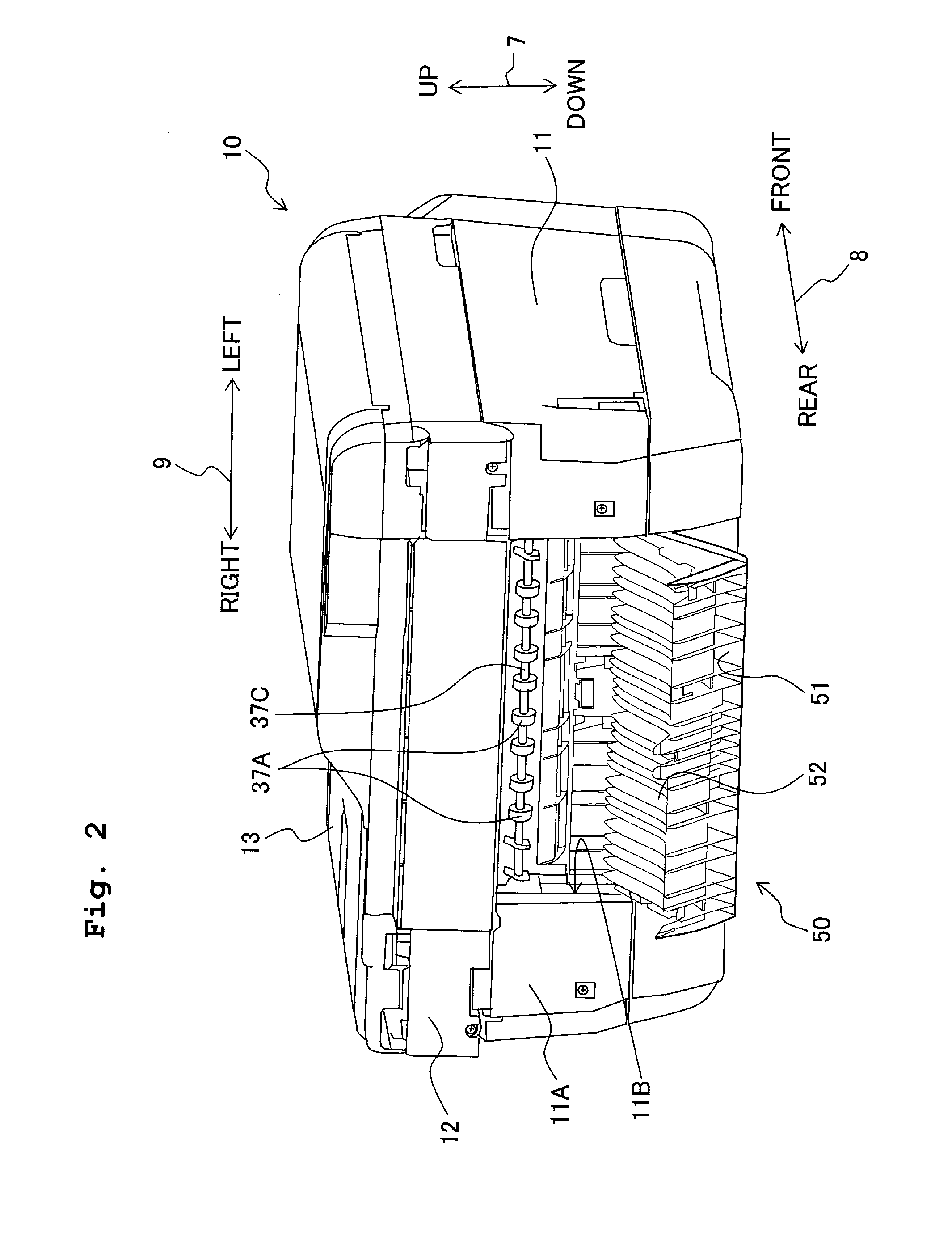 Transporting apparatus and printer using the same