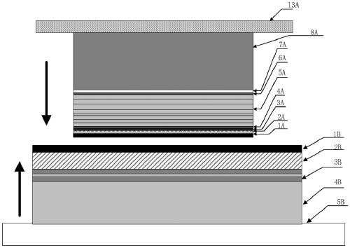 Fabrication method and laser of terahertz quantum cascade laser with bimetallic waveguide structure