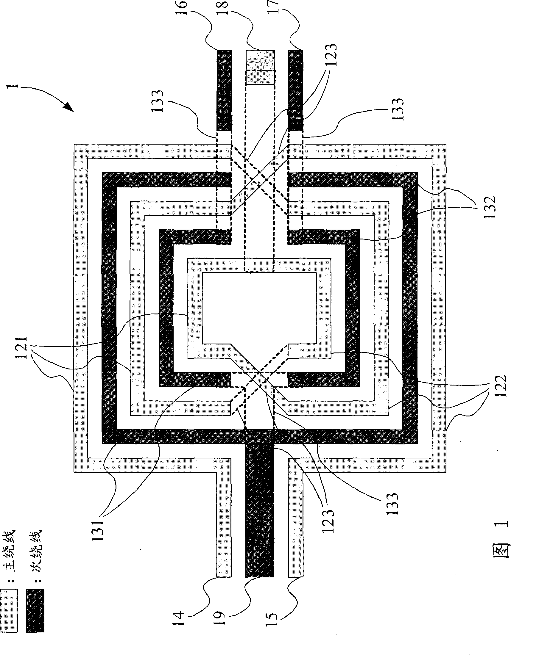 Chip type balance-unbalance transformer