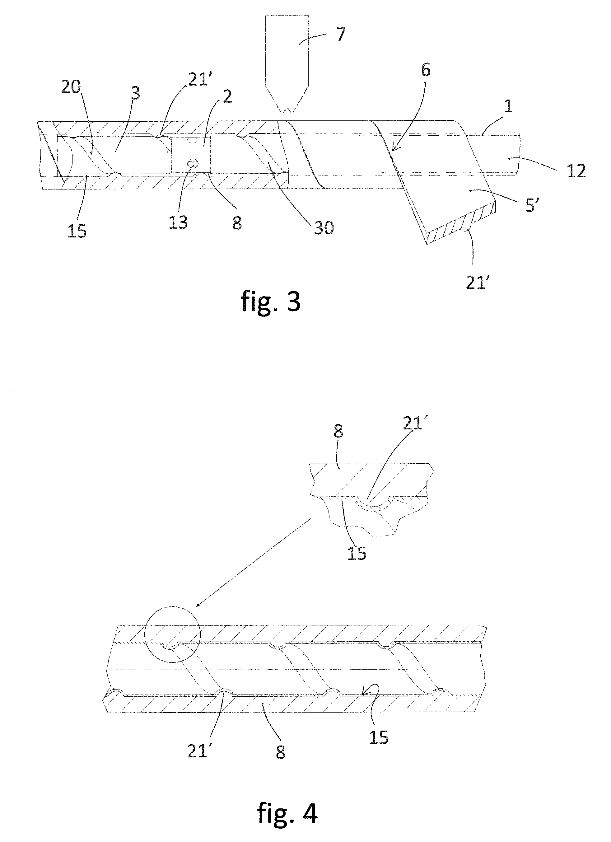 A tubular membrane with a helical ridge, as well as a method and apparatus for producing such a tubular membrane