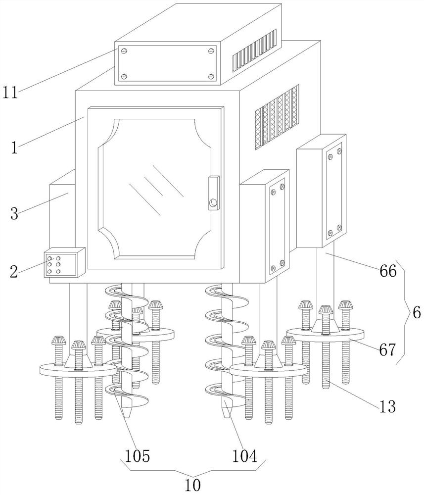 Soil detection device with stratified sampling function