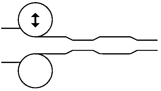 Variable thickness rolling length control method