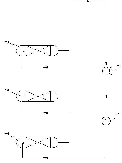 System and technology for purifying cold water by methane