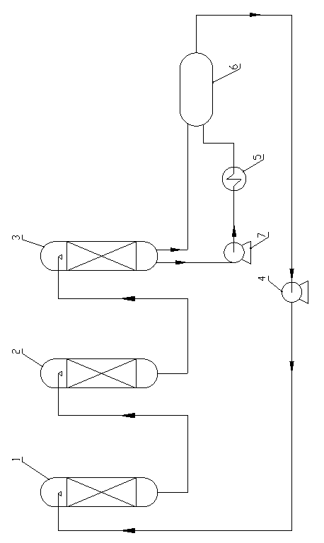 System and technology for purifying cold water by methane