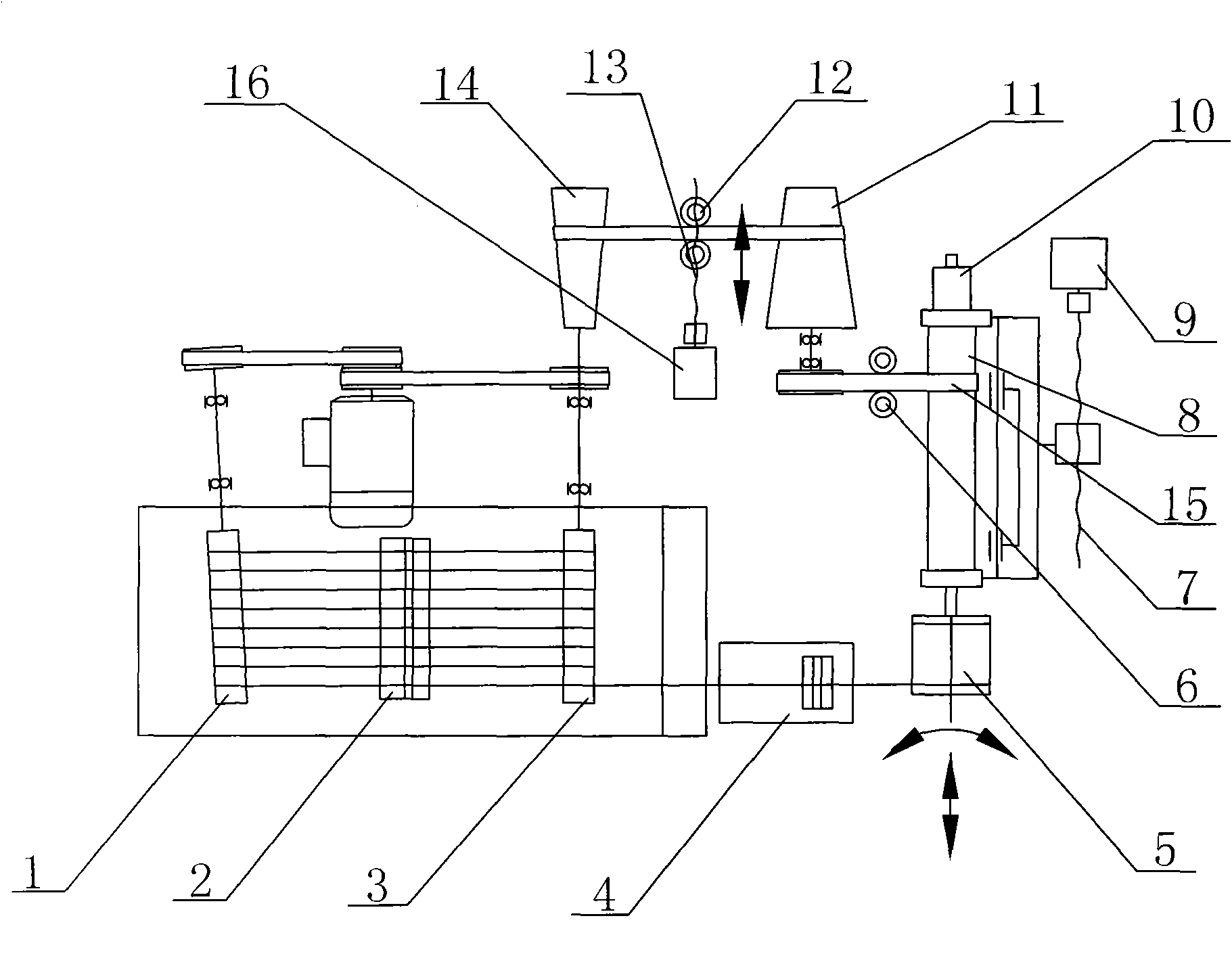 Microwire wire drawing machine for aluminum-silicon bonding wire