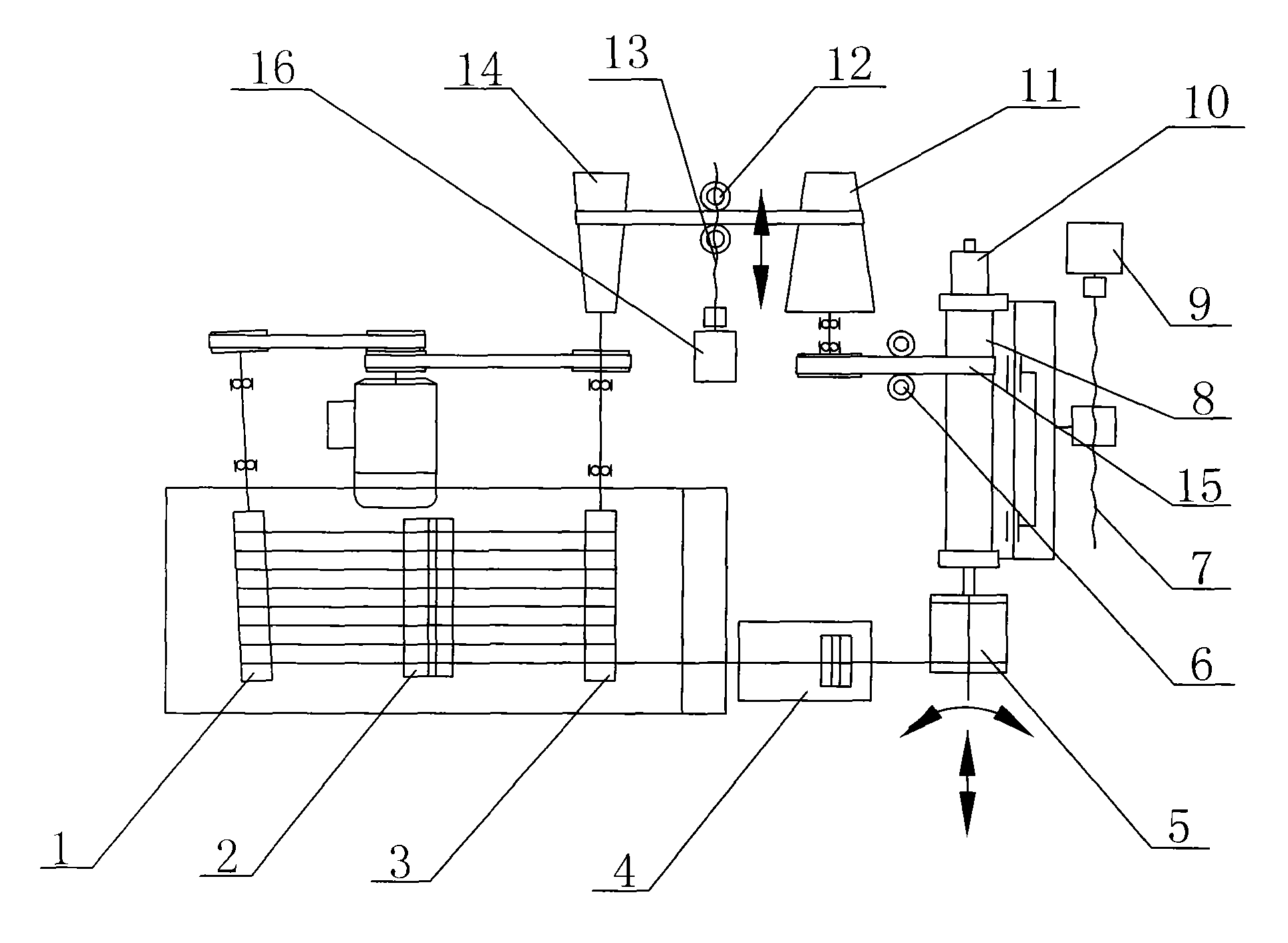 Microwire wire drawing machine for aluminum-silicon bonding wire