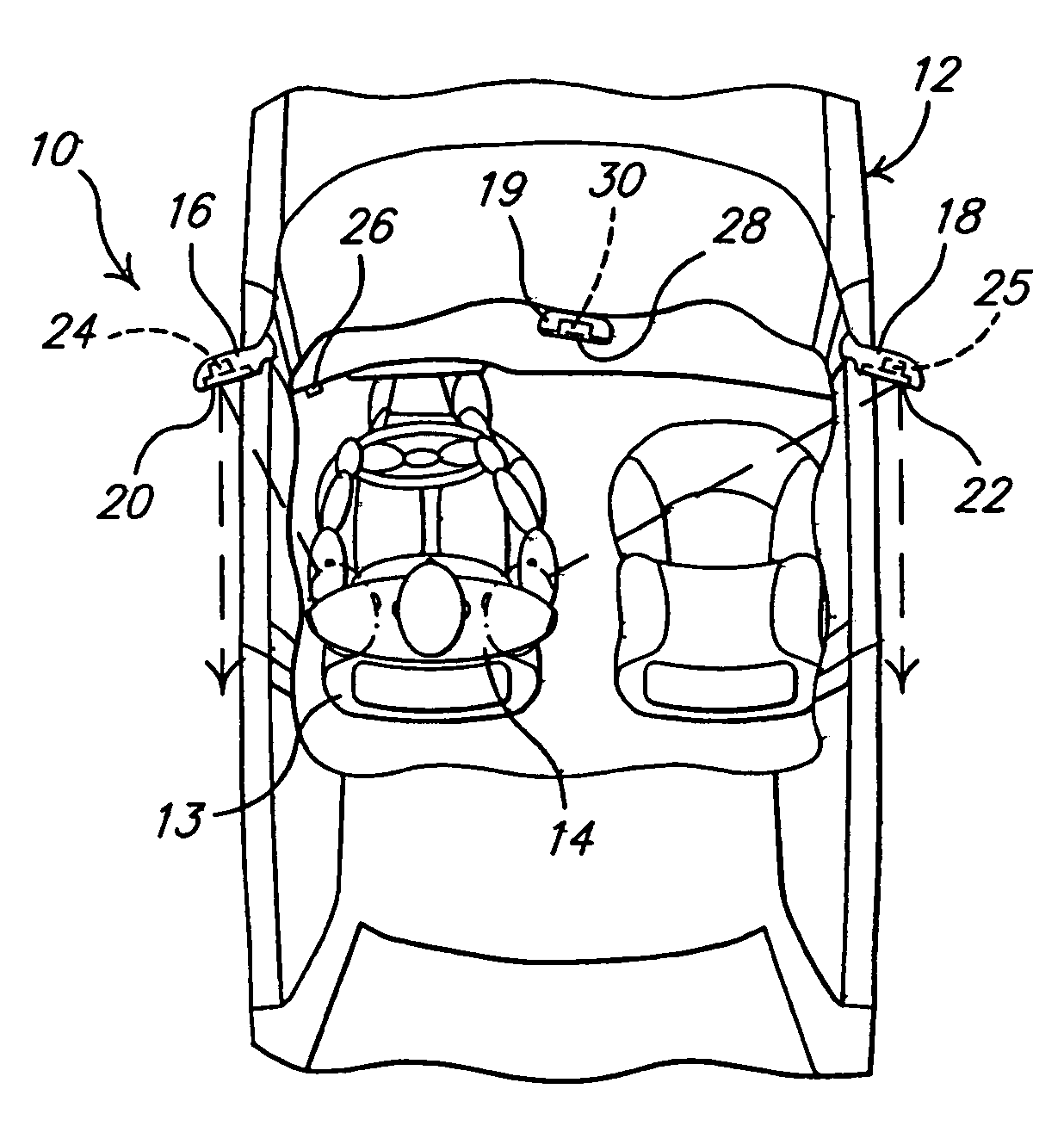 Synchronized rear vision system