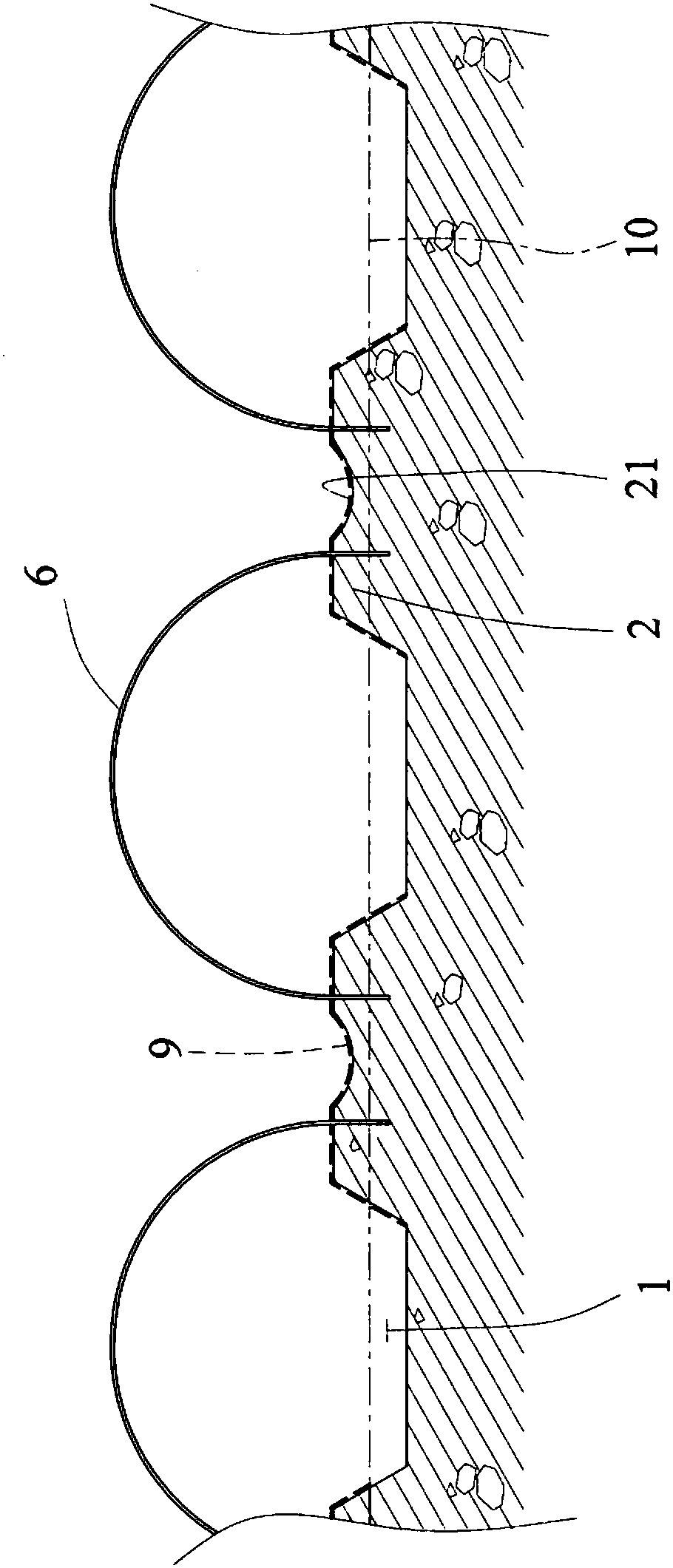 Tunnel-type soft-stem climbing vine vegetable and fruit cultivation method and device