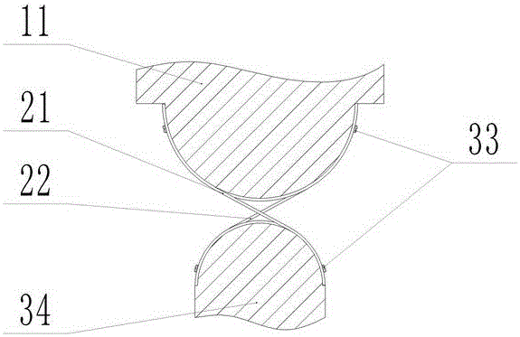 Tensile integrated bionic knee joint